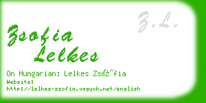 zsofia lelkes business card
